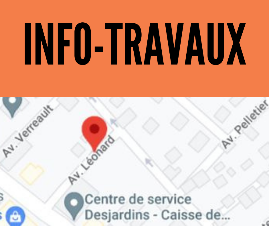 Info travaux