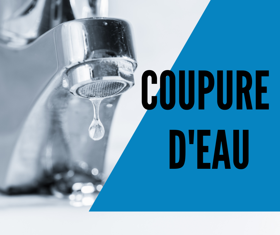 coupure deau